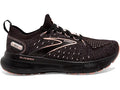 Women's Brooks Glycerin StealthFit 20, Black/Pearl/Peach, 6.5 B Medium