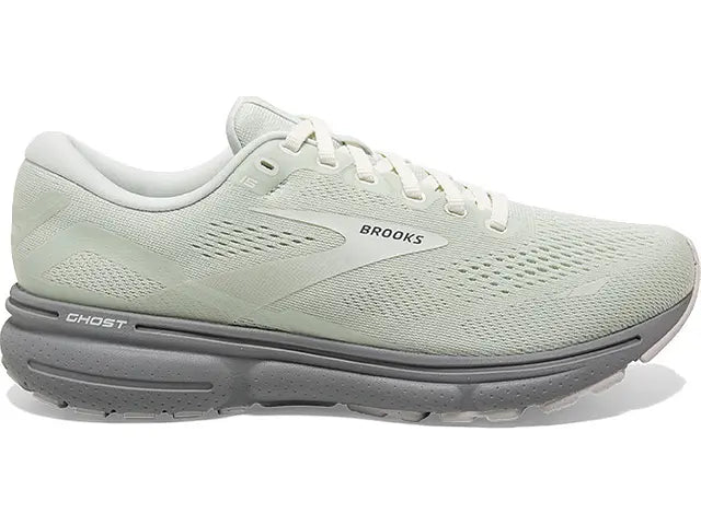 Women's Brooks Ghost 15, Blue/White (Green Silence), 9 B Medium