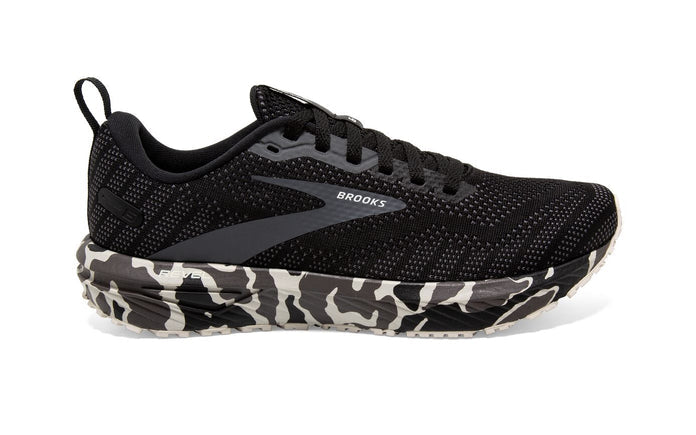 Women's Brooks Revel 6, Black/Luna Rock, 7 B Medium