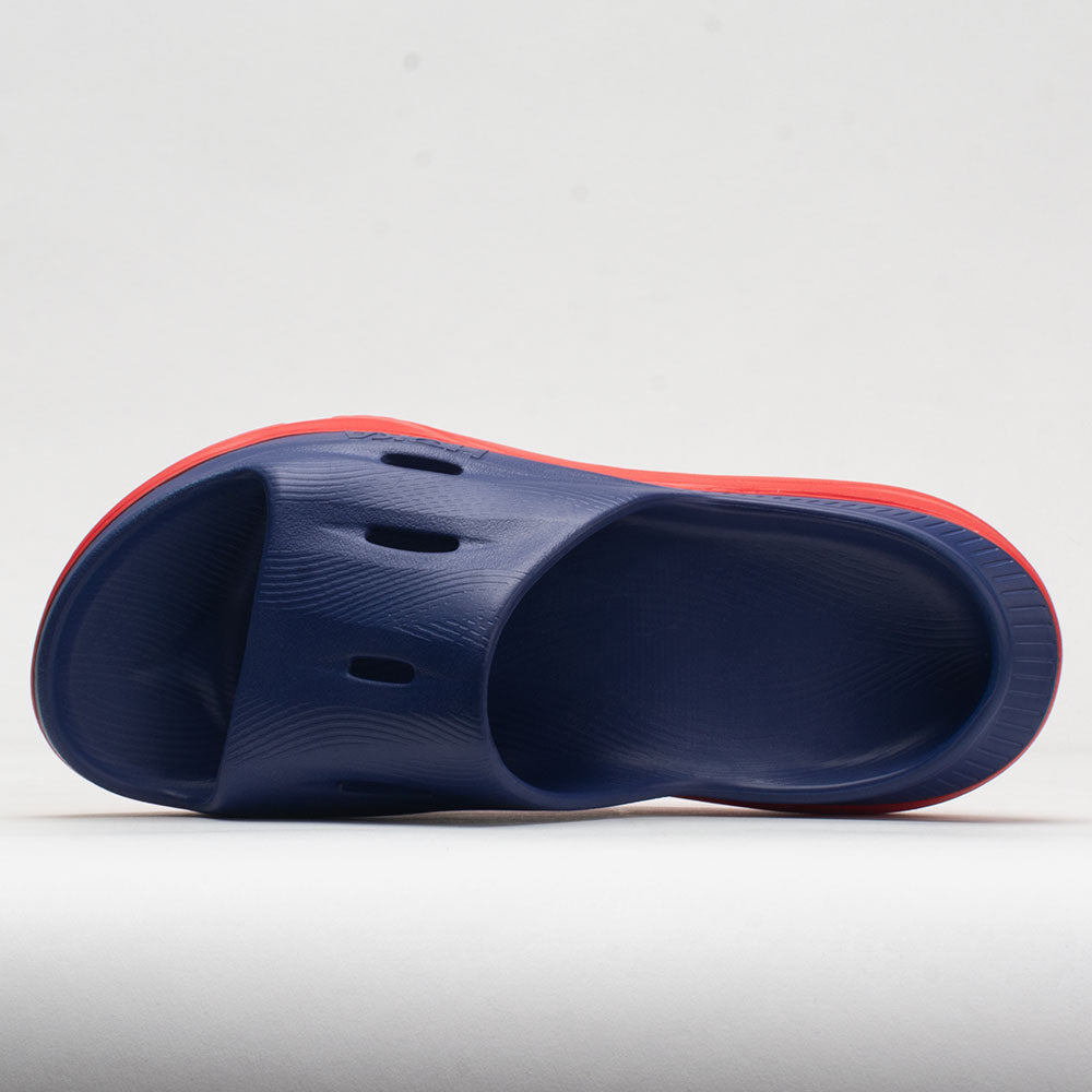 HOKA Ora Slide 3 Unisex  Bellwether Blue/Red Alert