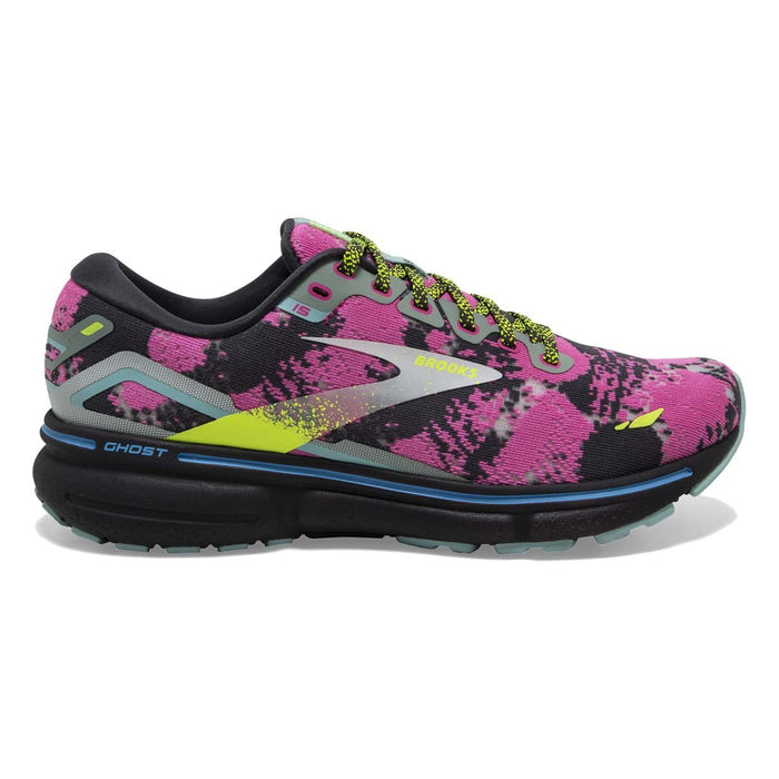 Women's Brooks Ghost 15, Blue/Ebony/Nightlife, 9.5 D Wide