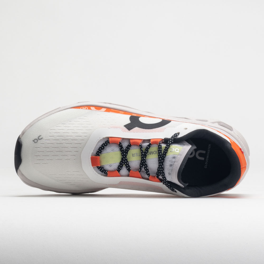 On Cloudmonster Men's  Undyed White/Flame