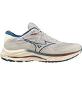 Men's Mizuno Wave Rider 27 SSW, Papyrus/Blue Opal, 12 D Medium