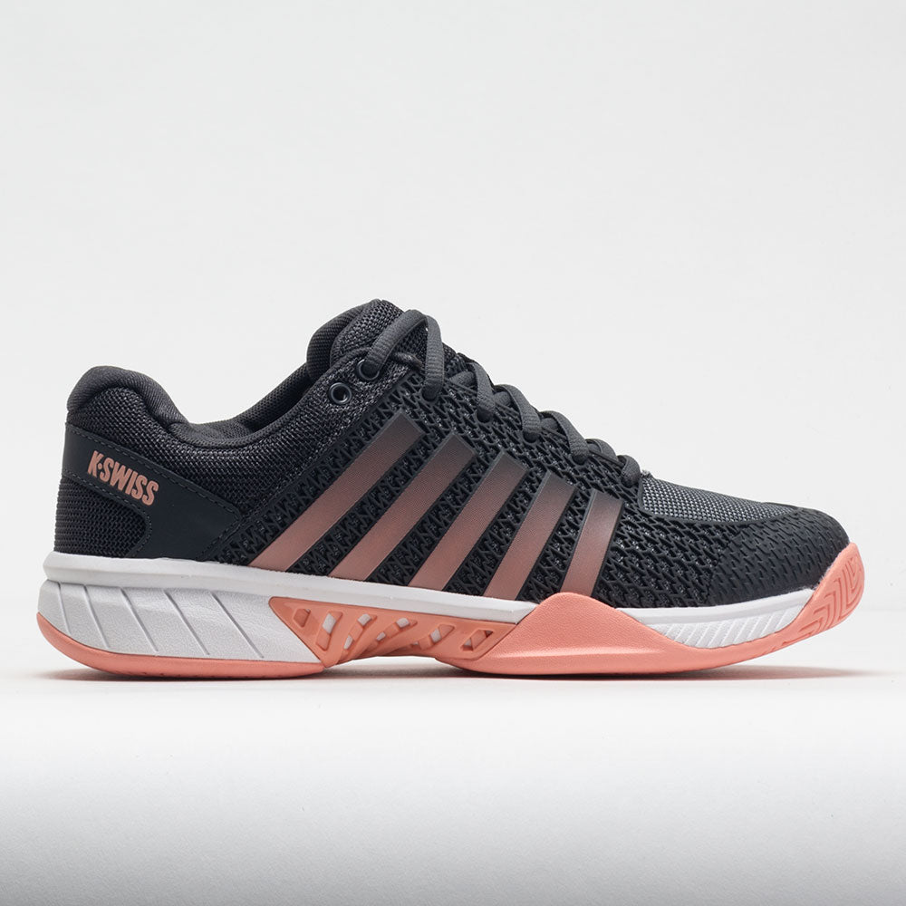 K-Swiss Express Light Pickleball Women's  Asphalt/Steel Gray/Peach