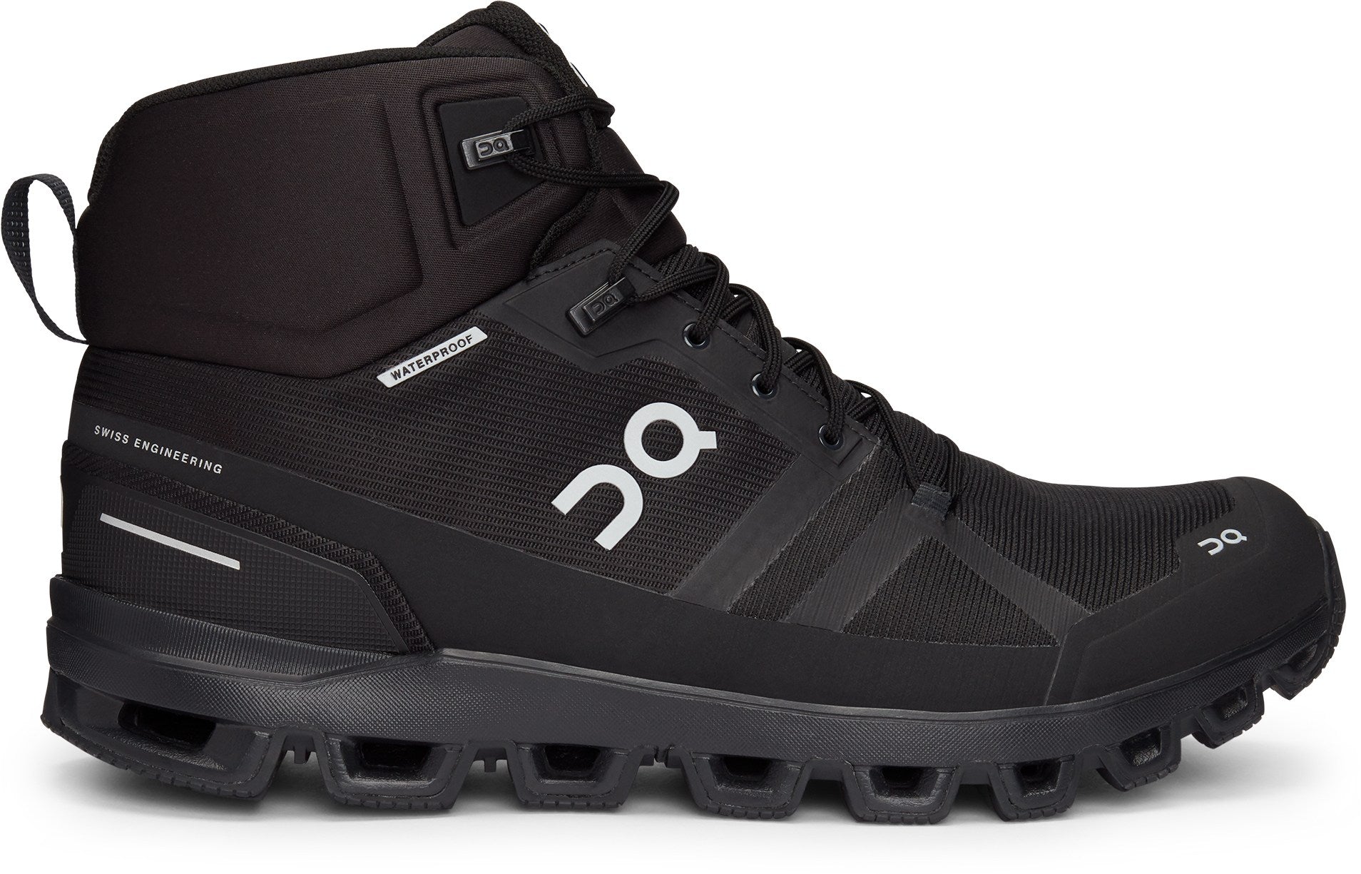Women's On Cloudrock Waterproof, Black, 7.5 B Medium