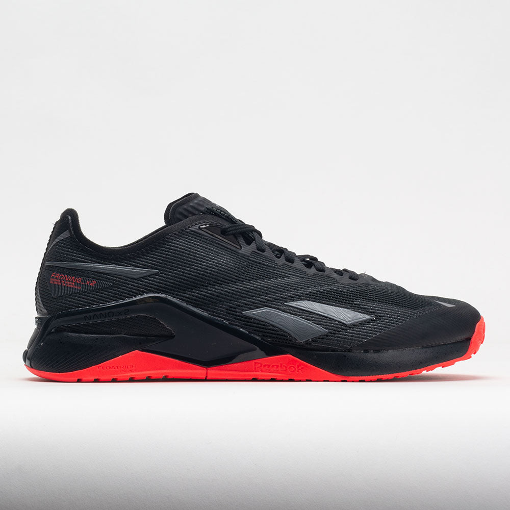Reebok Nano X2 Froning Men's  Core Black/Pure Grey/Neon Cherry