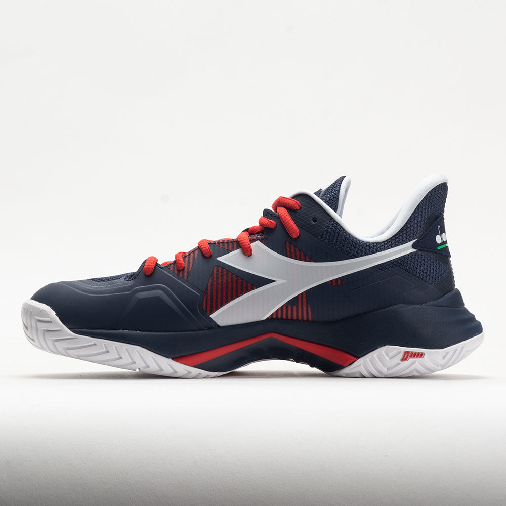 Diadora B.Icon 2 AG Men's  Blue Corsair/White/Fiery Red