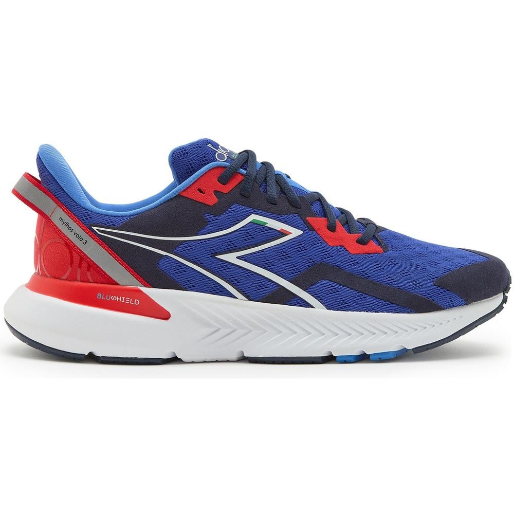 Men's Diadora Mythos Blushield Volo 3, Surf The Web/White/Fiery, 12 D Medium