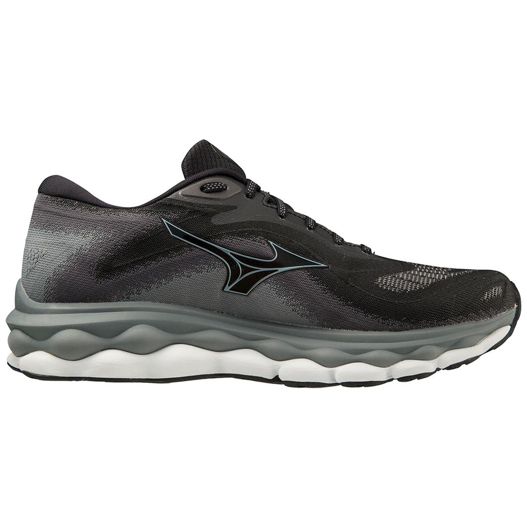 Men's Mizuno Wave Sky 7, Black/Glacial Ridge, 11 D Medium