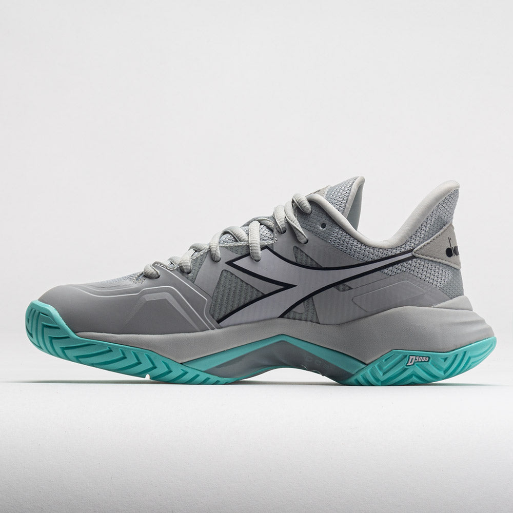 Diadora B.Icon 2 AG Women's  Silver DD/Black/Aruba Blue