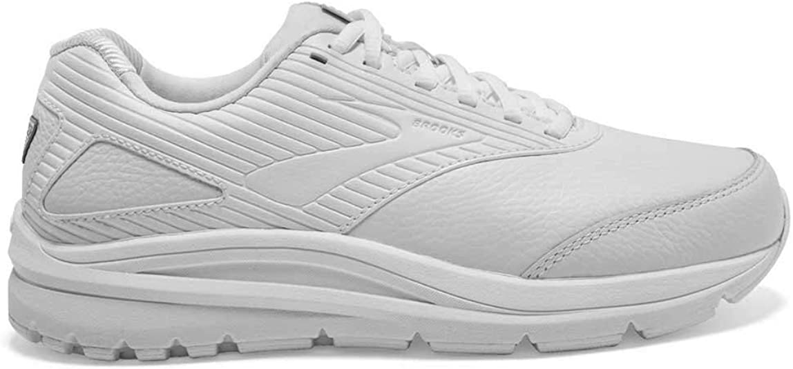 Women's Brooks Addiction Walker 2, White/White, 11 2ANarrow