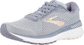 Women's Brooks Adrenaline GTS 20, Grey/Pale Peach/White, 10.5 B Medium