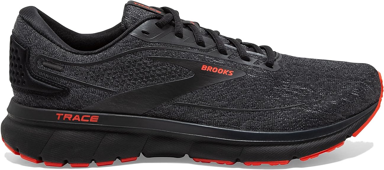Men's Brooks Trace 2, Ebony/Black/Cherry, 10.5 D Medium