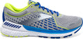 Men's Brooks Adrenaline GTS 21, Grey/White/Indigo, 10 Medium