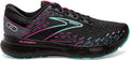 Women's Brooks Glycerin 20, Black/Blue Light/Pink, 11.5 B Medium