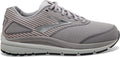 Women's Brooks Addiction Walker Suede, Alloy/Oyster/Peach, 11.5 B Medium