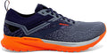 Men's Brooks Ricochet 3, Navy/Grey/Scarlet, 12 D Medium