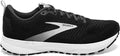 Women's Brooks Revel 4, Black/White, 6 B Medium