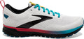 Women's Brooks Revel 5, White/Black/Bluebird, 10 B Medium