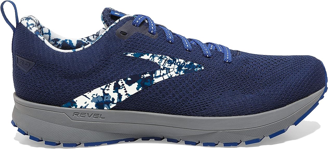 Men's Brooks Revel 5, Pageant Blue/True Blue/White 11 D Medium