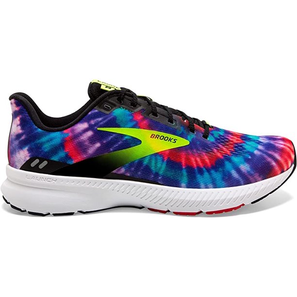 Women's Brooks Launch 8, Black/Nightlife/Red, 11 B Medium