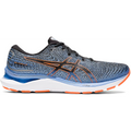 Men's Asics Gel-Cumulus 24, Black/Shocking Orange, 11.5 D Medium