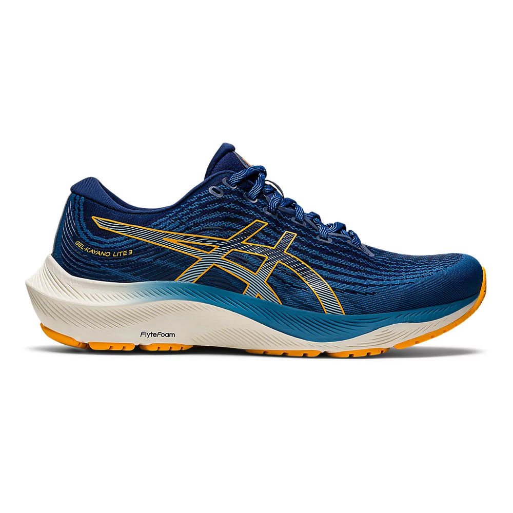 Men's Asics GEL-Kayano Lite 3, Azure/Amber, 13 D Medium