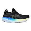 Men's Asics Gel-Nimbus 25, Black/Glow Yellow, 14 D Medium