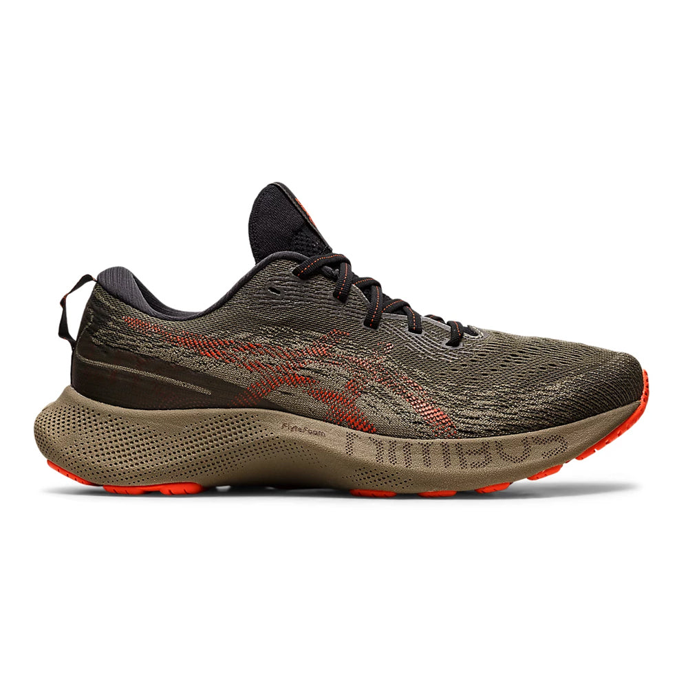 Men's Asics GEL-Nimbus Lite 3, Mantle Green/Cherry Tomato, 13 D Medium