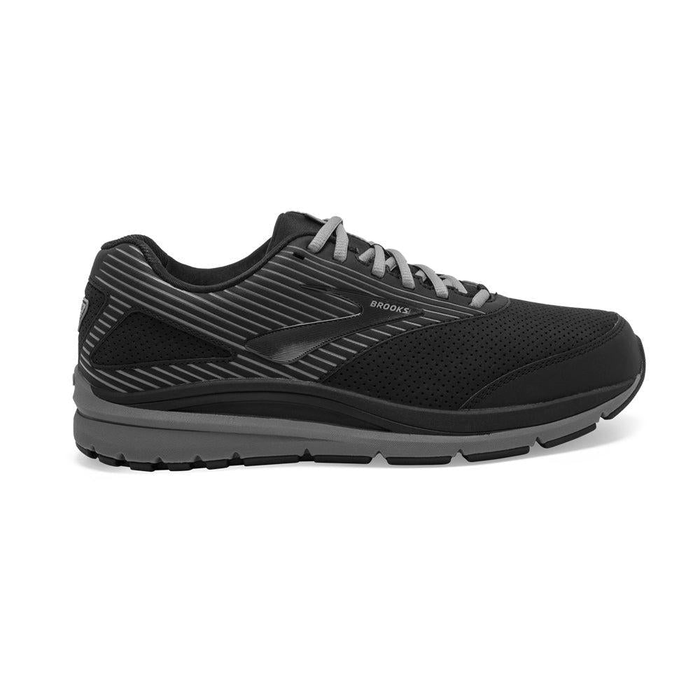 Men's Brooks Addiction Walker Suede, Black/Primer/Black, 15 D Medium