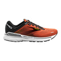 Men's Brooks Adrenaline GTS 22, Orange/Black/White, 11 D Medium
