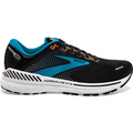 Men's Brooks Adrenaline GTS 22, Black/Blue/Orange, 7 D Medium