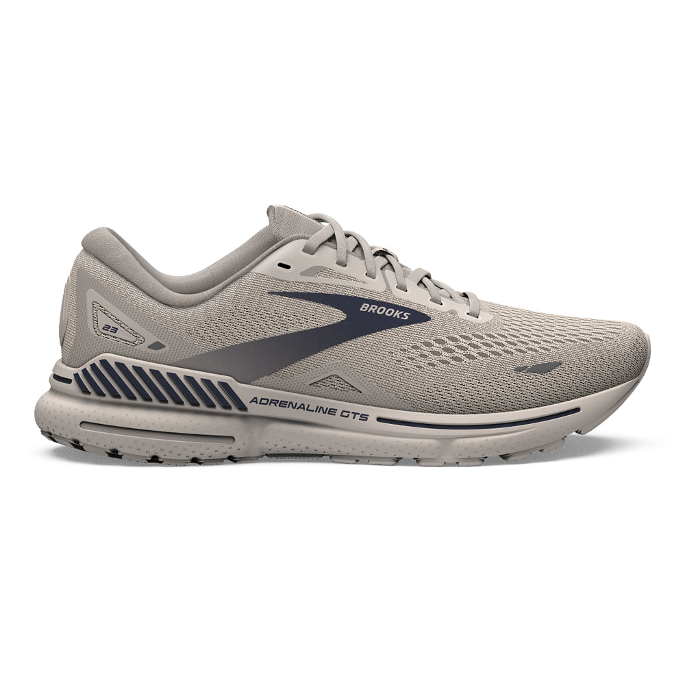 Men's Brooks Adrenaline GTS 23, Crystal Grey/Surf the Web/Grey, 11.5 D Medium