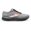Men's Brooks Beast GTS 23, Grey/Scarlet/Ebony, 8 D Medium
