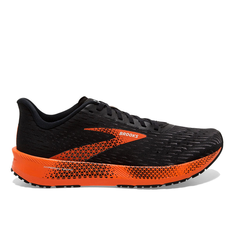 Men's Brooks Hyperion Tempo, Black/Pink/Yellow, 11 D Medium