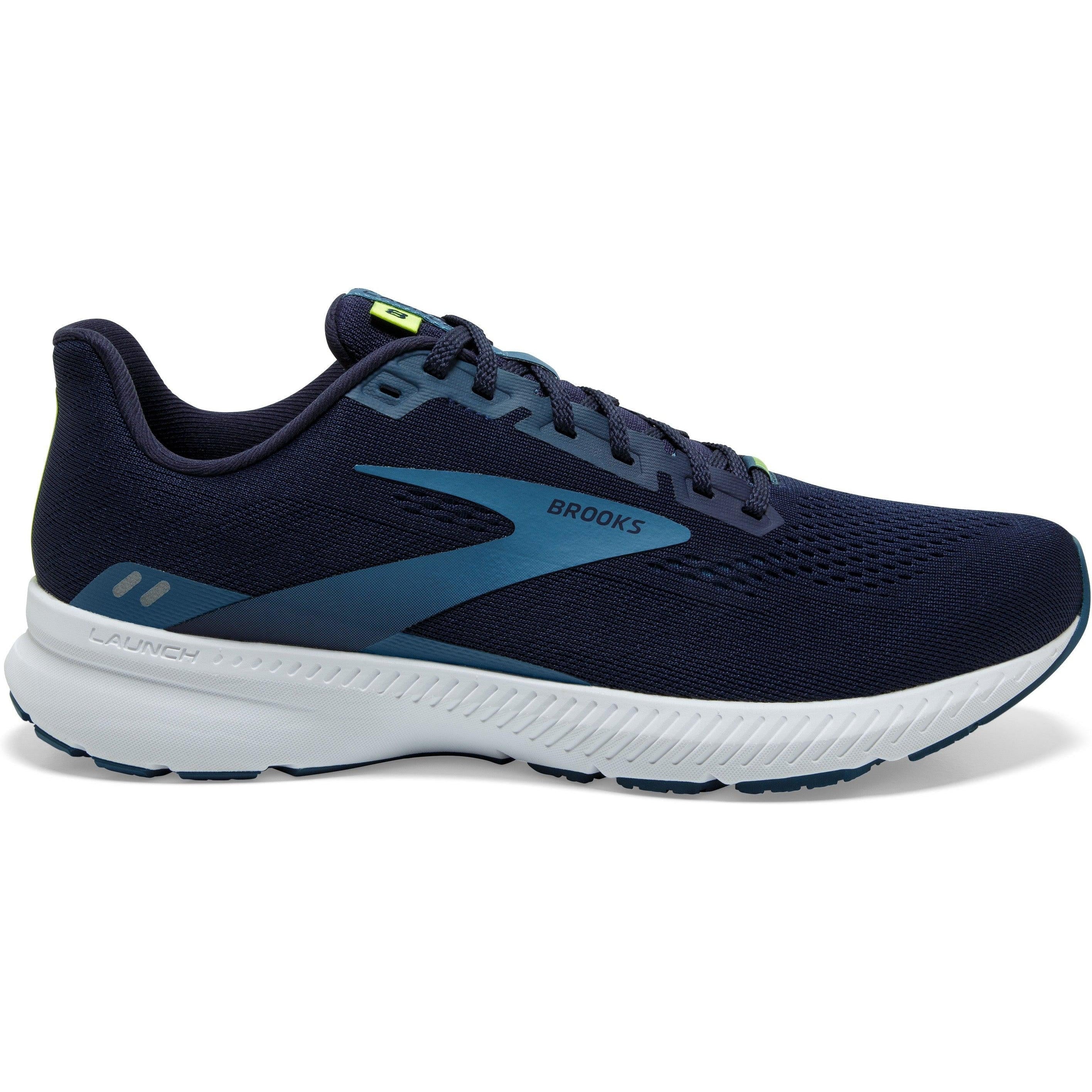 Men's Brooks Launch 8, Peacoat/Legion Blue/Nightlife, 11 D Medium
