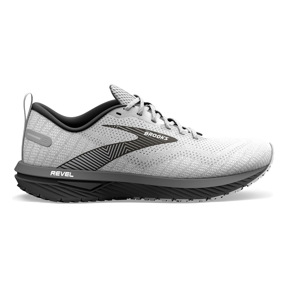 Men's Brooks Revel 6, Alloy/Primer Grey/Oyster, 12 D Medium