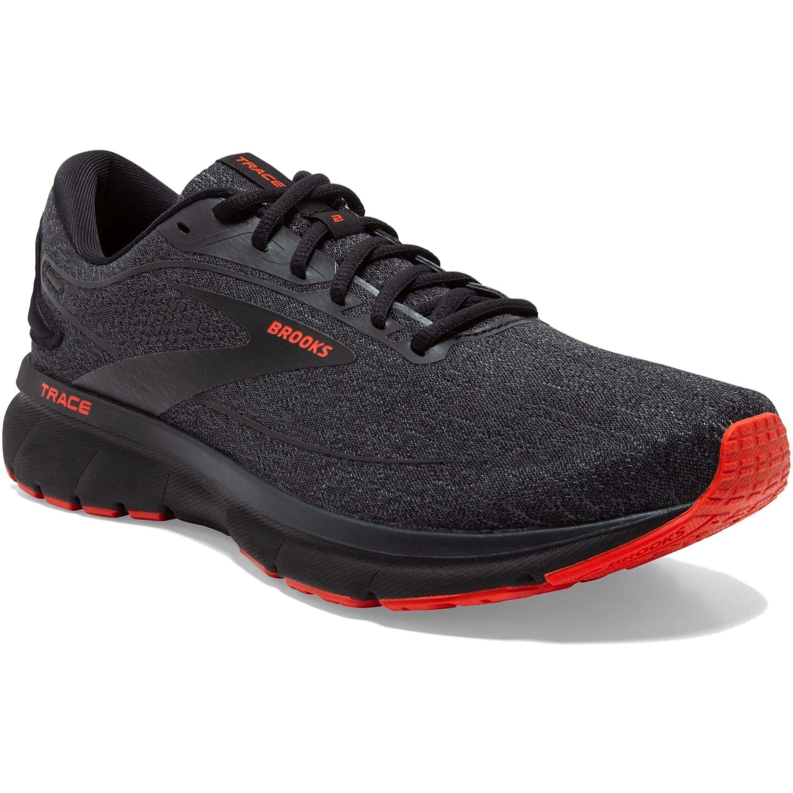 Men's Brooks Trace 2, Ebony/Black/Cherry, 13 D Medium