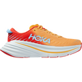 Men's HOKA ONE ONE Bondi X, Fiesta/Amber Yellow, 8 D Medium