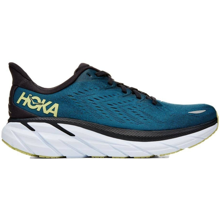 Men's Hoka One One Clifton 8, Blue Coral/Butterfly, 12 D Medium