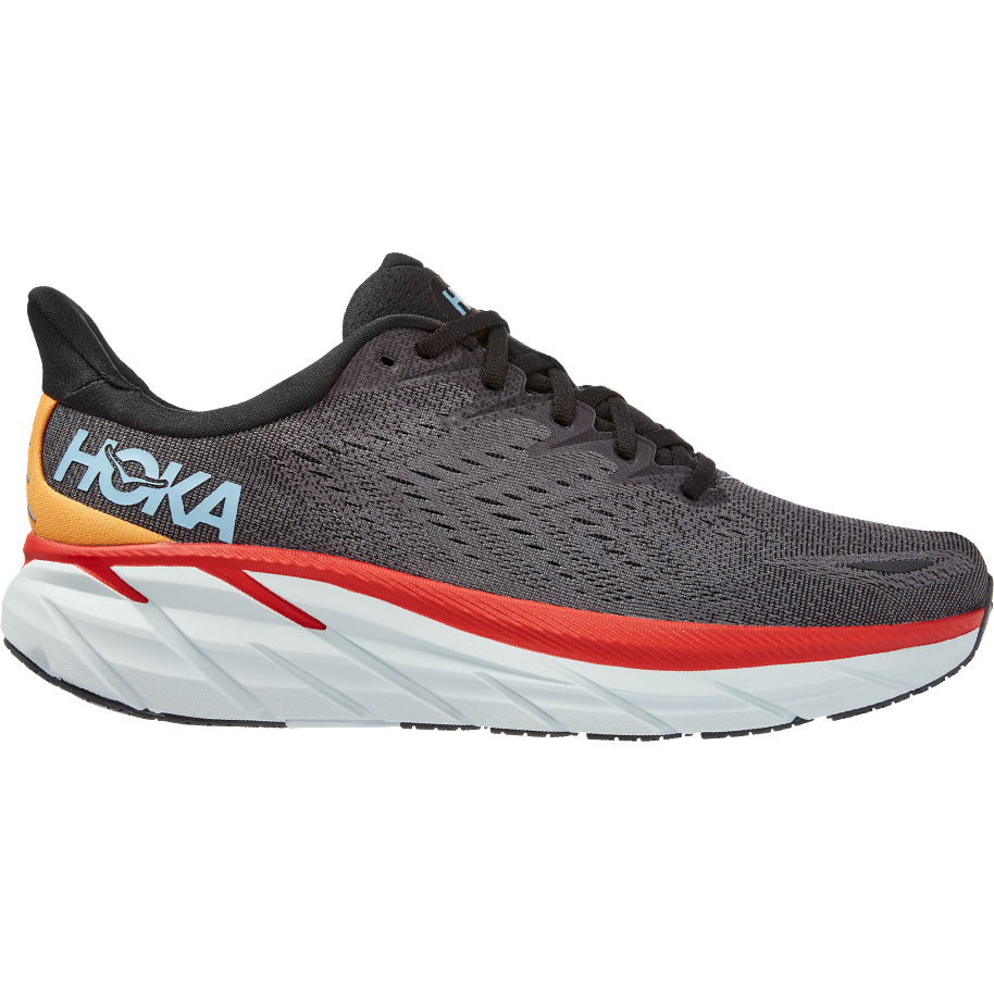 Men's Hoka One One Clifton 8, Anthracite/Castlerock, 10 D Medium