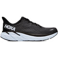 Men's Hoka One One Clifton 8, Black/White, 12.5 2E Wide