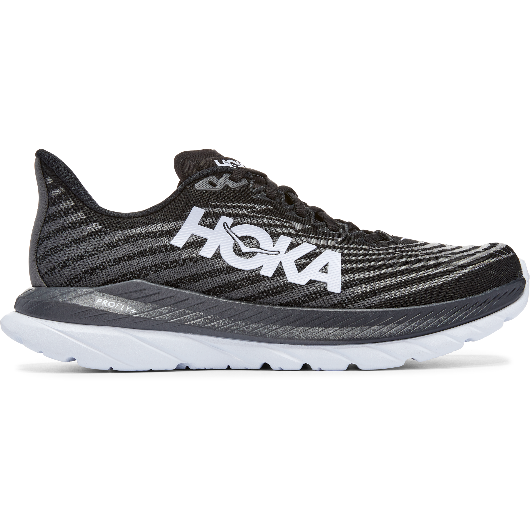 Men's Hoka One One Mach 5, Black/Castlerock, 12 D Medium