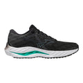 Men's Mizuno Wave Inspire 19, Black/Metallic Grey, 9.5 D Medium