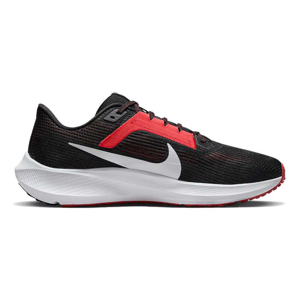 Men's Nike Pegasus 40, Black/White-Lt Crimson, 13 D Medium