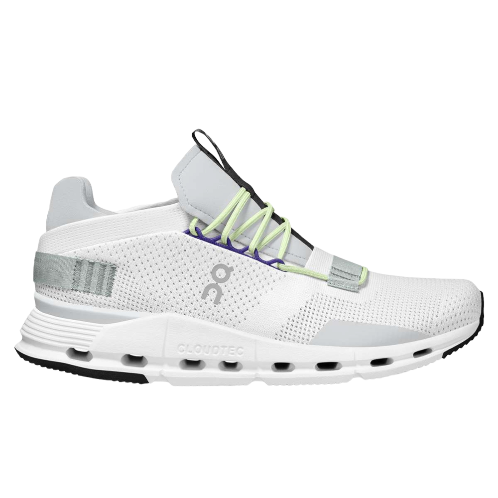 Men's On Cloudnova, White/Mineral, 10.5 D Medium