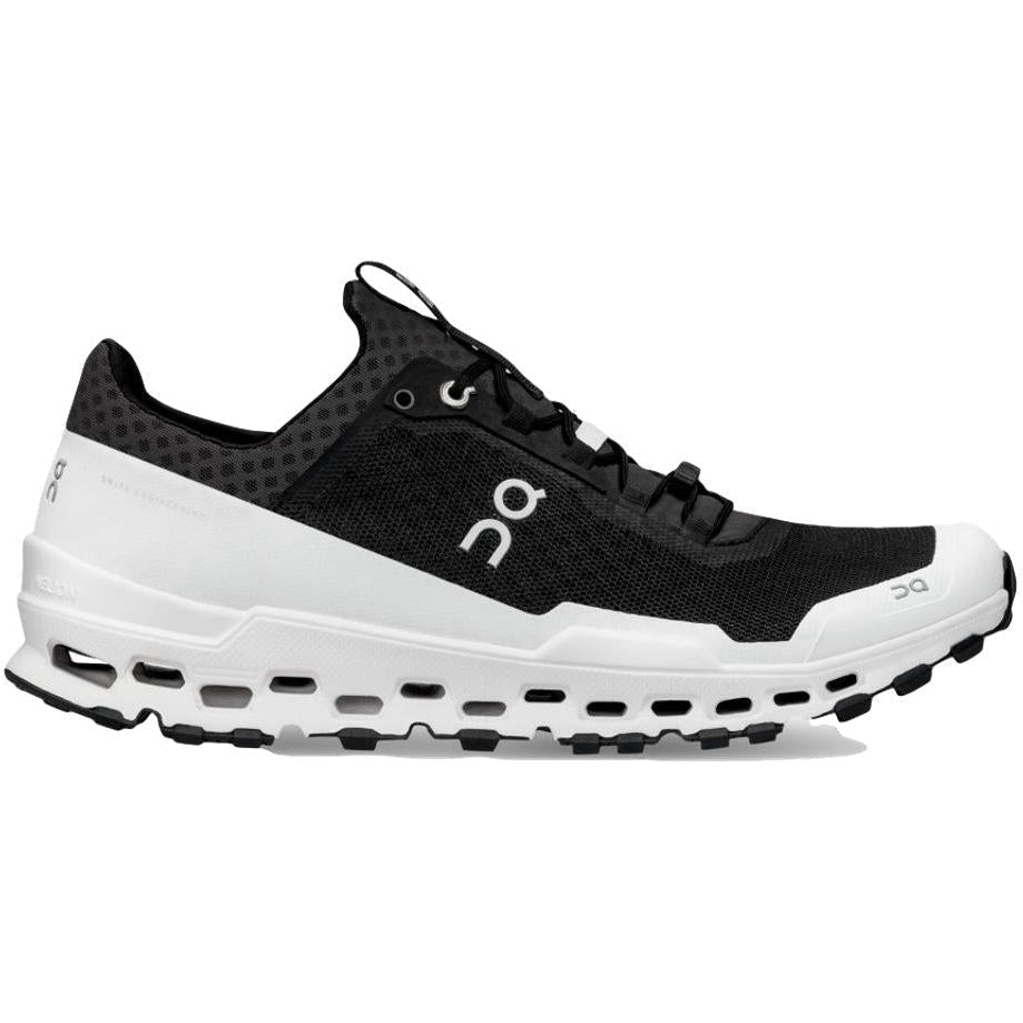 Men's On Cloudultra, Black/White, 12 D Medium