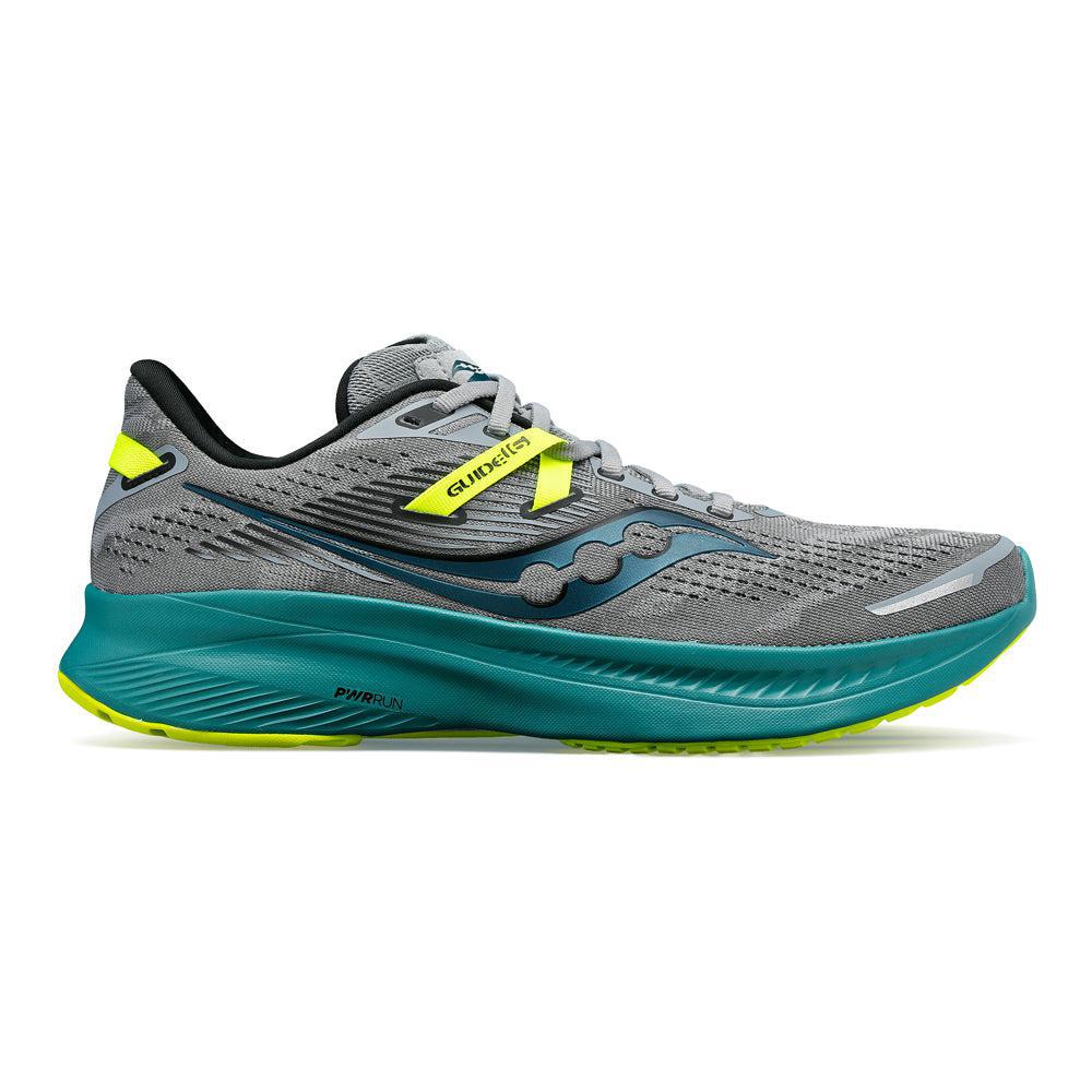 Men's Saucony Guide 16, Fossil/Moss, 11 2E Wide