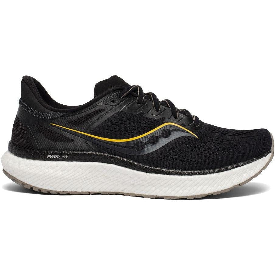 Men's Saucony Hurricane 23, Black/Vizigold, 8.5 2E Wide