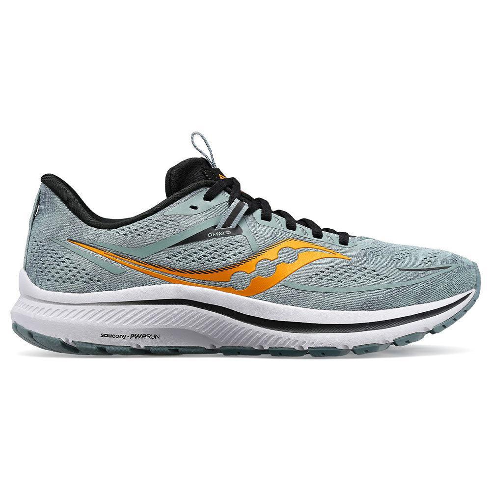 Men's Saucony Omni 21, Slate/Black, 11 D Medium